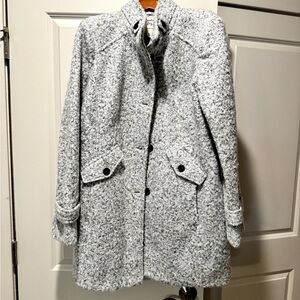 Women's Gray Tweed Coat